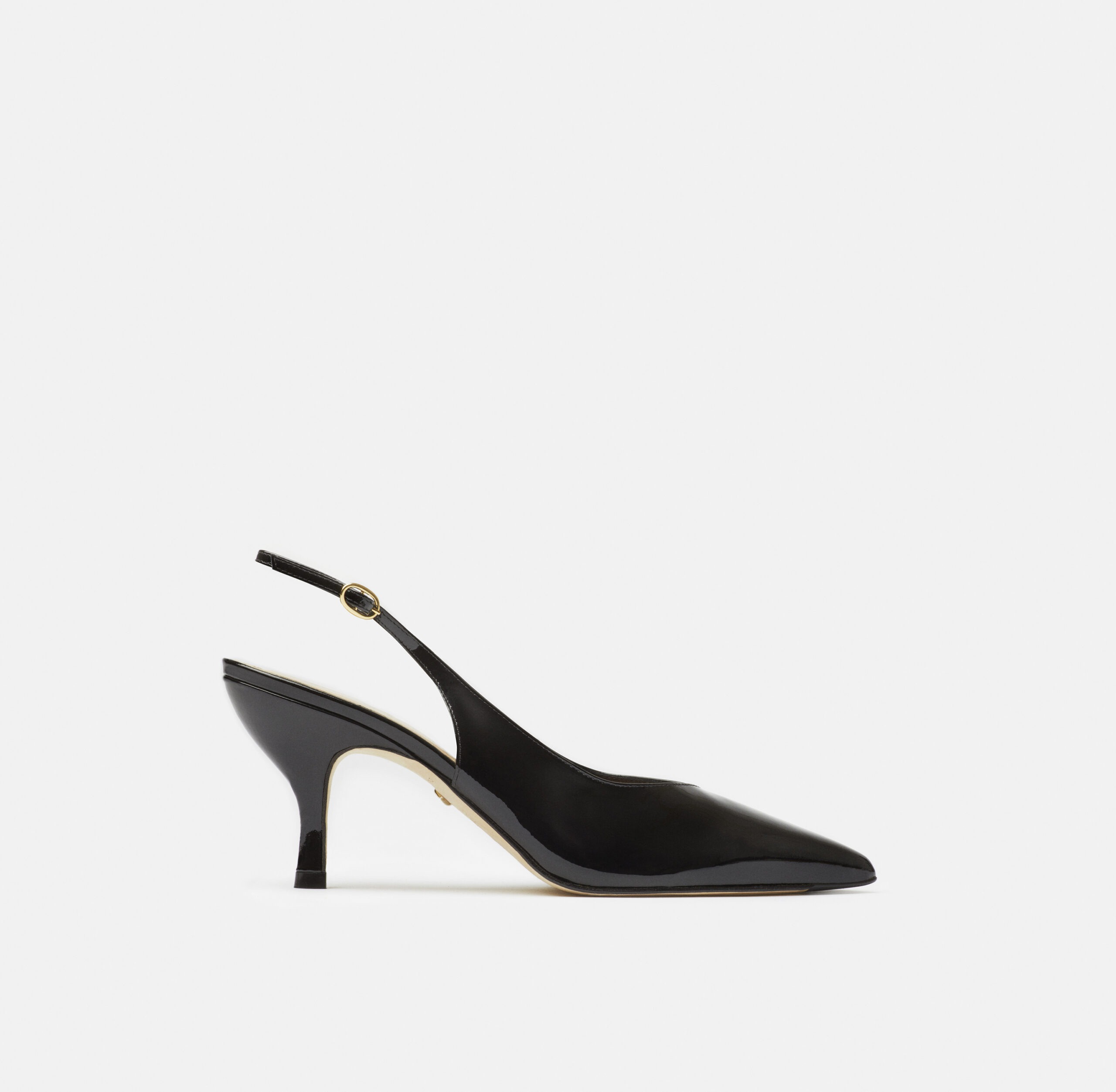 ELENA patent black leather - sania d'mina